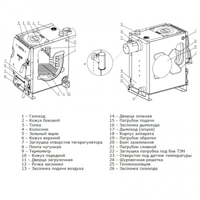Твердотопливный котел ZOTA Master-X 32П